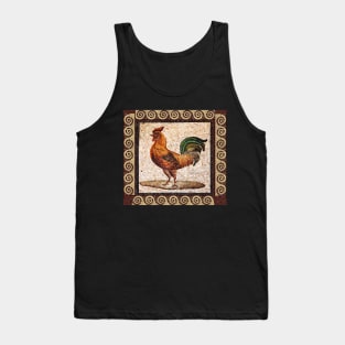 ANTIQUE ROMAN MOSAICS ,ROOSTER Tank Top